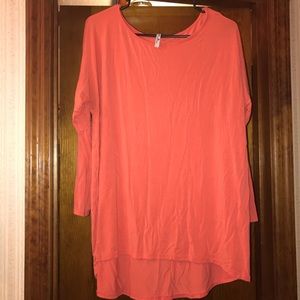 EUC Boutique Brand Super-line Coral Tunic